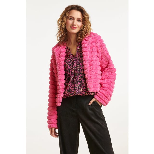 Smashed Lemon 23620 rib gebreid vest lois |
