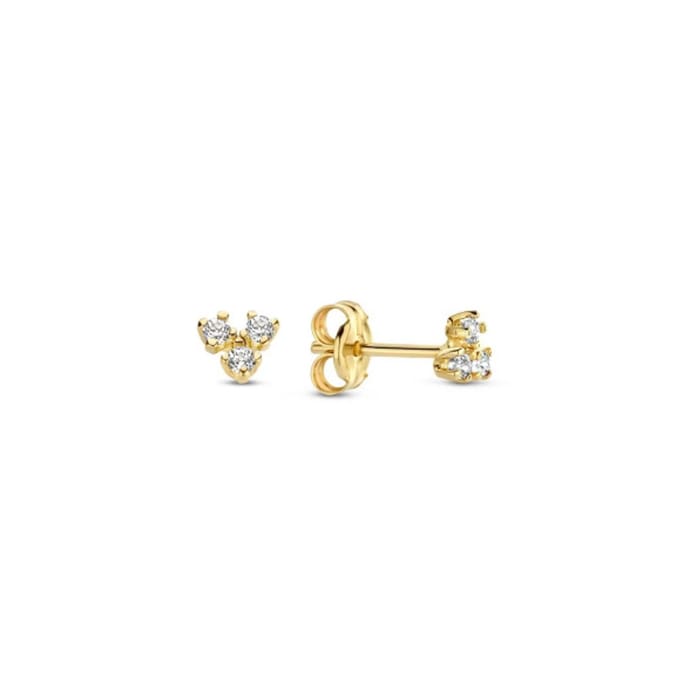Jackie Gold - Triangle Topaz Studs JKE23.011 - Oorbellen