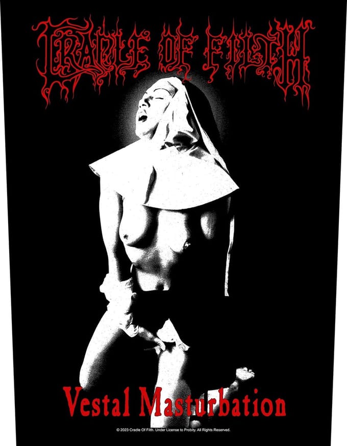 Cradle of Filth - Vestal Masturbation - Rugpatch