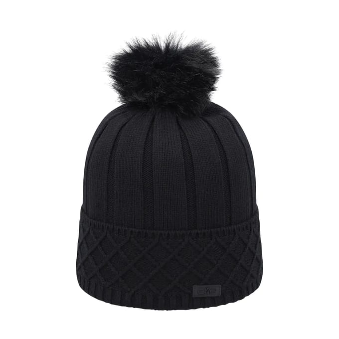 Gebreide muts met fleece voering dames CMP