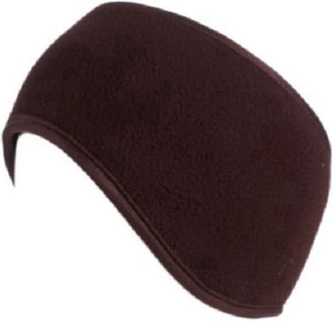 New Age Devi - Klittenband Hoofdband - Oorwarmer - Earmuffs - Fleece - Wintersport - Sport - Bruin