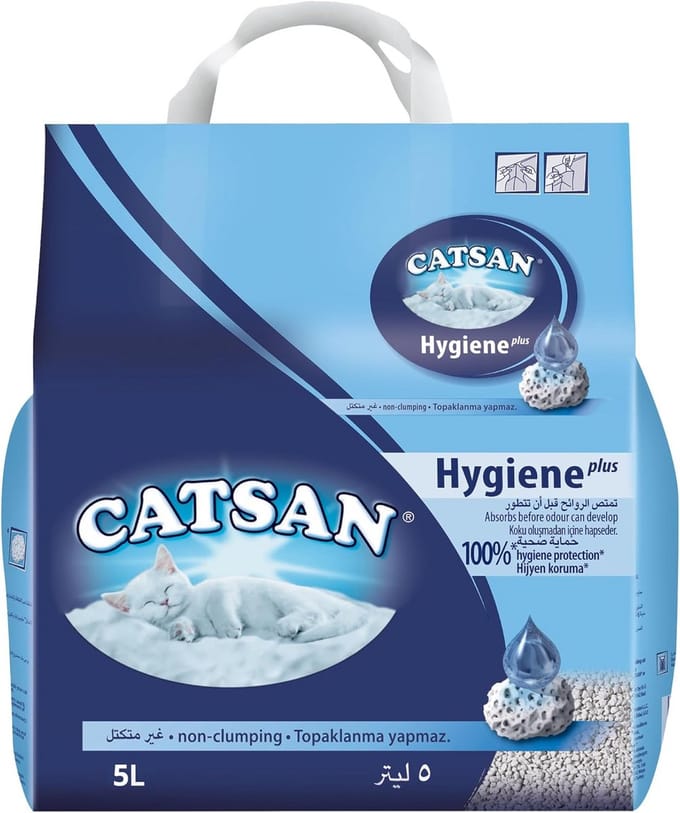 Hygiënische Minerale Kattenbakvulling voor Katten, 5 Liter