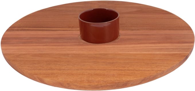 Point-Virgule Sharing set met magnetische tapasplank/lazy Susan bowl 40cm