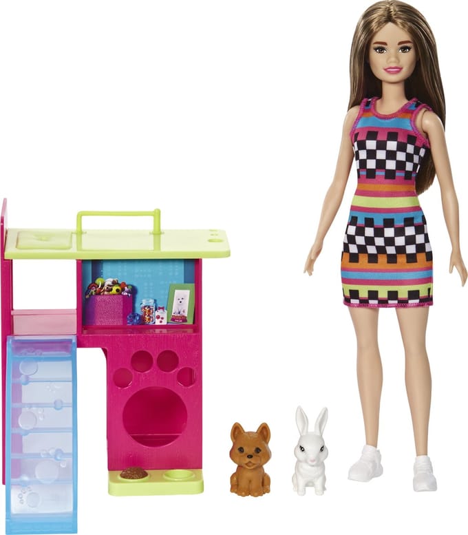 Hondenspeelgoed + pop Mattel