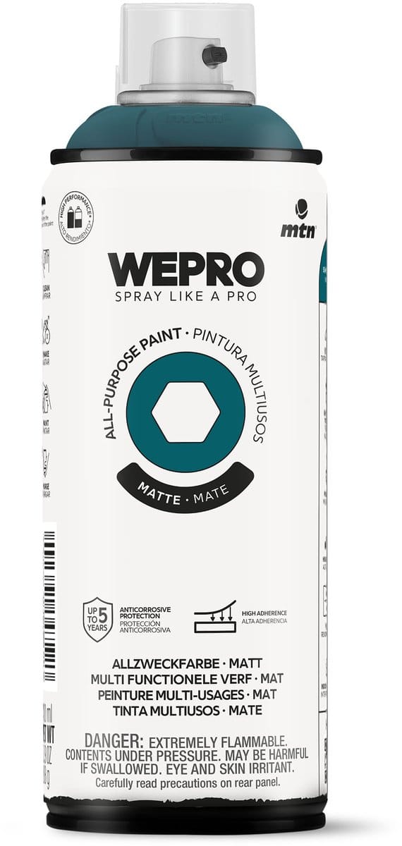 Spuitbus Groen Seaweed Mat MTN WEPRO ALL-PURPOSE PAINT 400ML