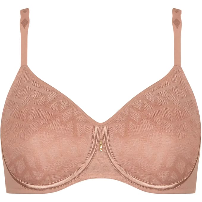 Poeder roze beugelloze bh Lisca Opal - Roze - Maat - 80F