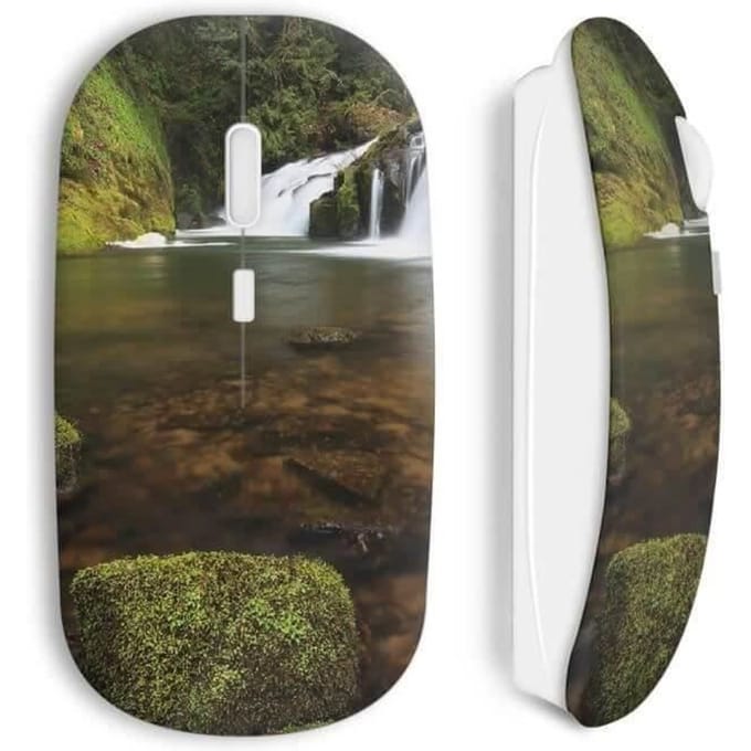 Souris sans fil Nature chutes d'eau