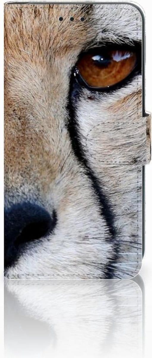 Xiaomi Mi A2 Lite Telefoonhoesje met Pasjes Cheetah