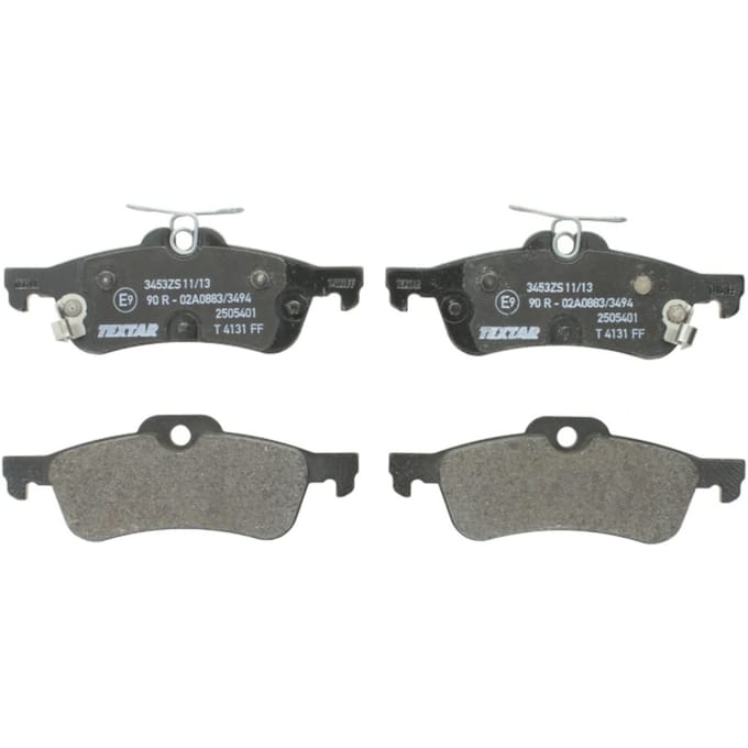 Remblokset TEXTAR 2505401, achter