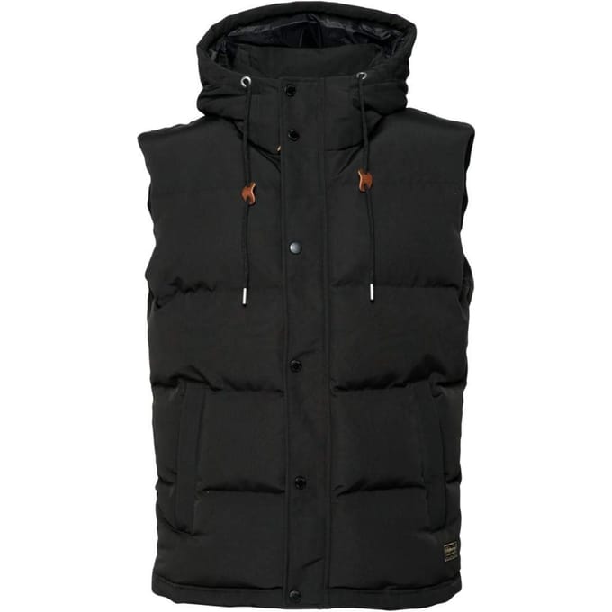Superdry Heren Everest pufferbodywarmer met capuchon