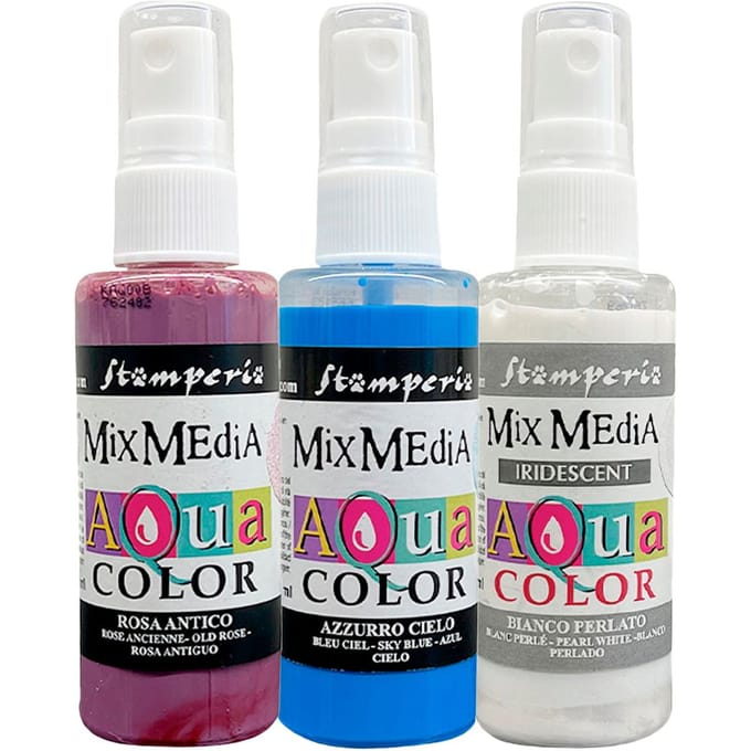 Stamperia Aquacolor "Lavender", set van 3