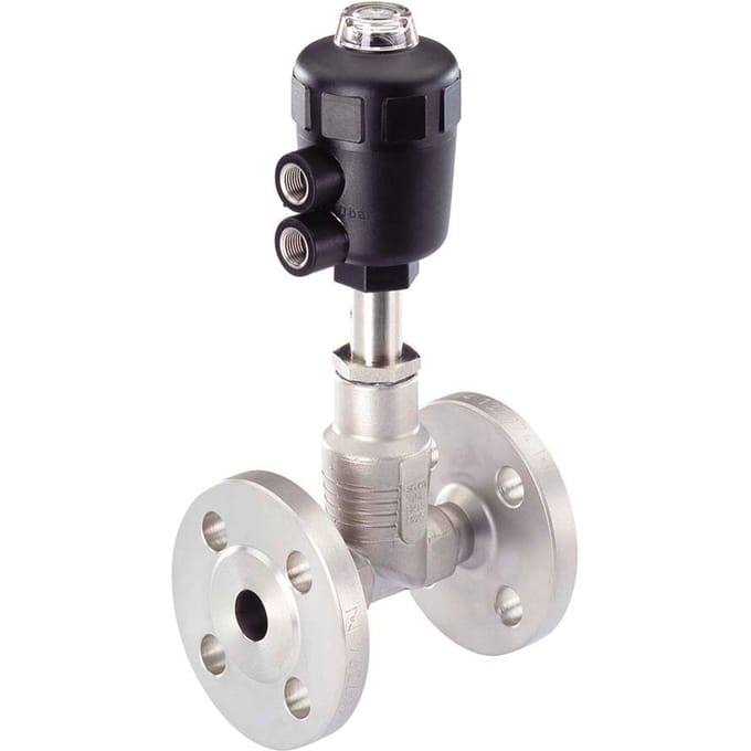 Flens DN 32 NO Pneumatische 2-Weg Klepafsluiter RVS - 2012 - 146402
