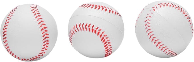 Schuimballen set - Trainingsballen - Slagbal training - Zachte constructie - 254 cm - Wit