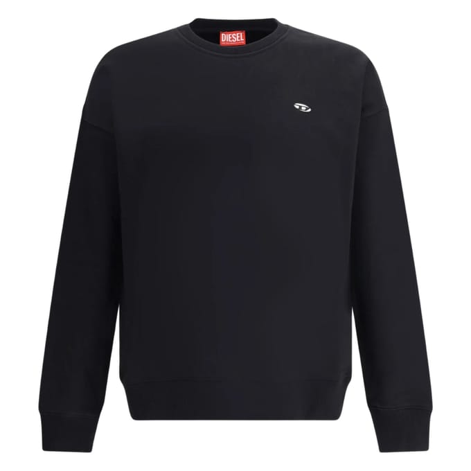 Diesel Small Logo Zwart Sweatshirt
