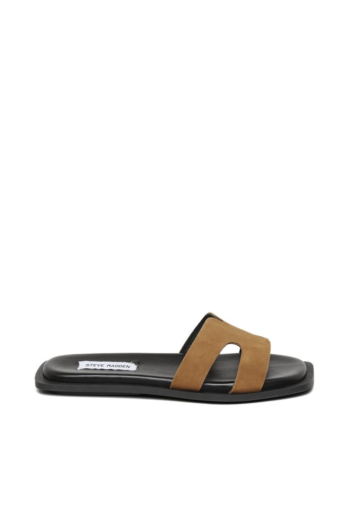 Steve Madden Sofia Slides Camel Suede Taglia: 41 | Infradito Outlet | Donna | Marrone