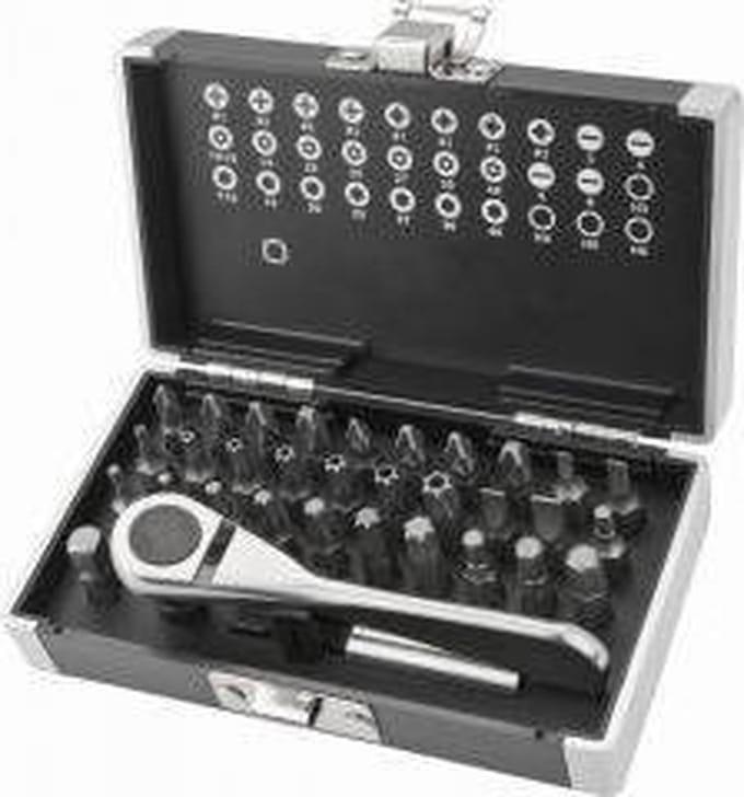 Graphite 57H998 Bitset, 25mm, 30dlg, S2 Staal, Patent