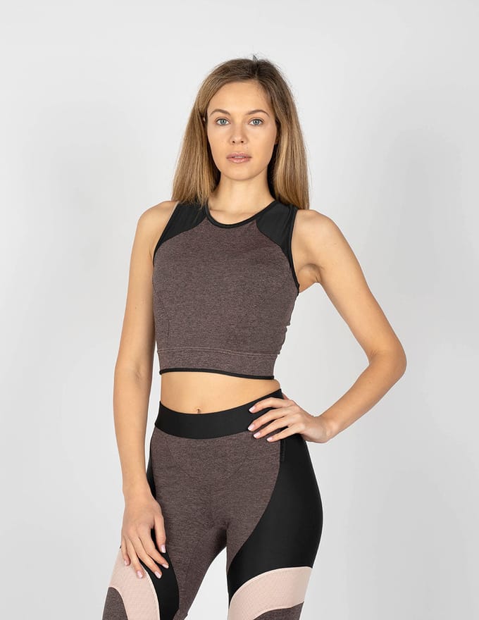Trussardi Sport Top Vrouw grijs