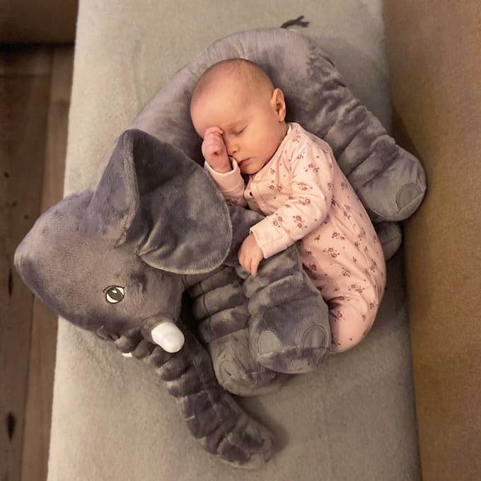 MikaMax Olifant Knuffel - Grote Pluche Olifant 65 cm - Extra Zacht