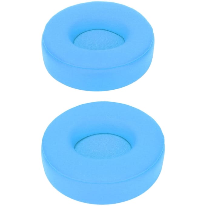 2 pièces Pour SoloPro Coussinets d'oreille Élastique Sans fil Sur l'oreille Casque Remplacement Coussinet d'oreille Housse bleu clair