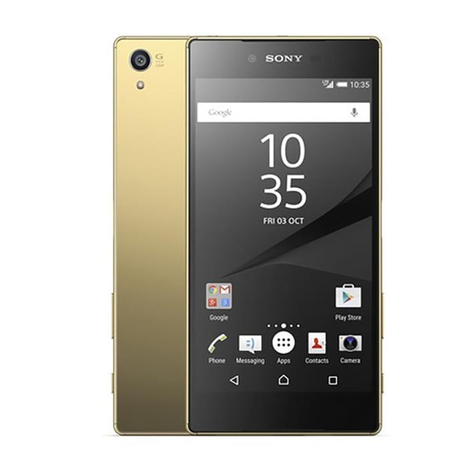 Gerenoveerde Sony Originele Sony Xperia Z5 Premium E6833 Dual SIM / E6853 Single SIM 3GB + 32GB Mobiele telefoon E6833 Simple Set goud