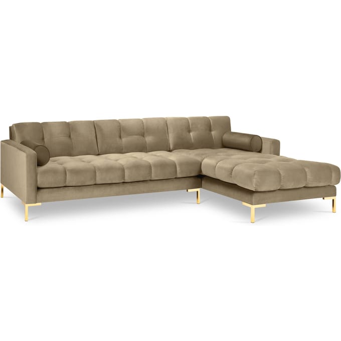 Hoekbank Bali rechts velvet | Cosmopolitan Design