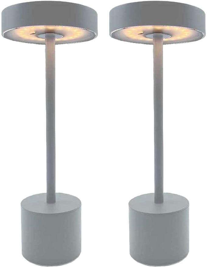 Set van 2 draadloze tafellampen H30CM ROBY