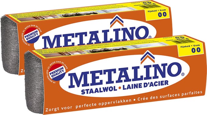 Metalino staalwol 00 - 2 x 200 gram