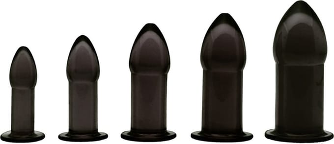 Anaal Trainer Set 5st. - Zwart