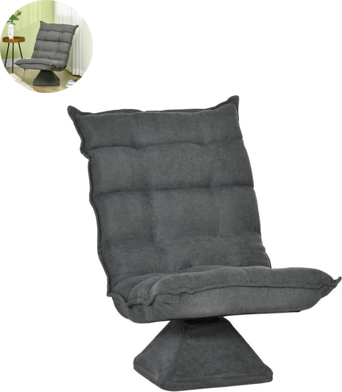 Fauteuil - Relaxzetel - Relaxstoel - Relaxfauteuil - Stoel - Voor één Persoon - Grijs