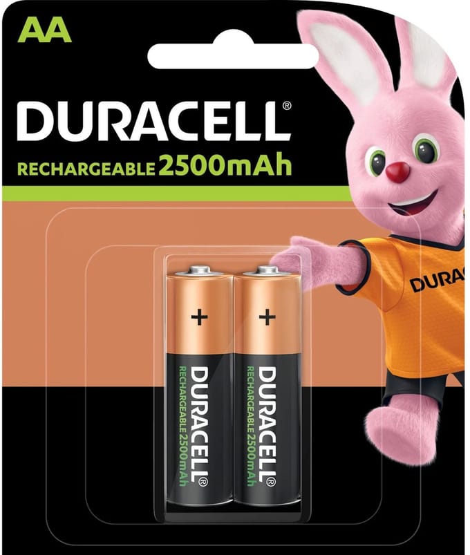 Duracell AA Oplaadbare Batterijen - 2500 mAh - 40 stuks
