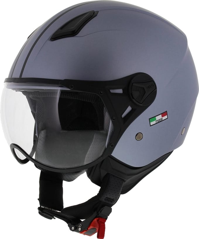Vito Moda jethelm mat grijs XXL
