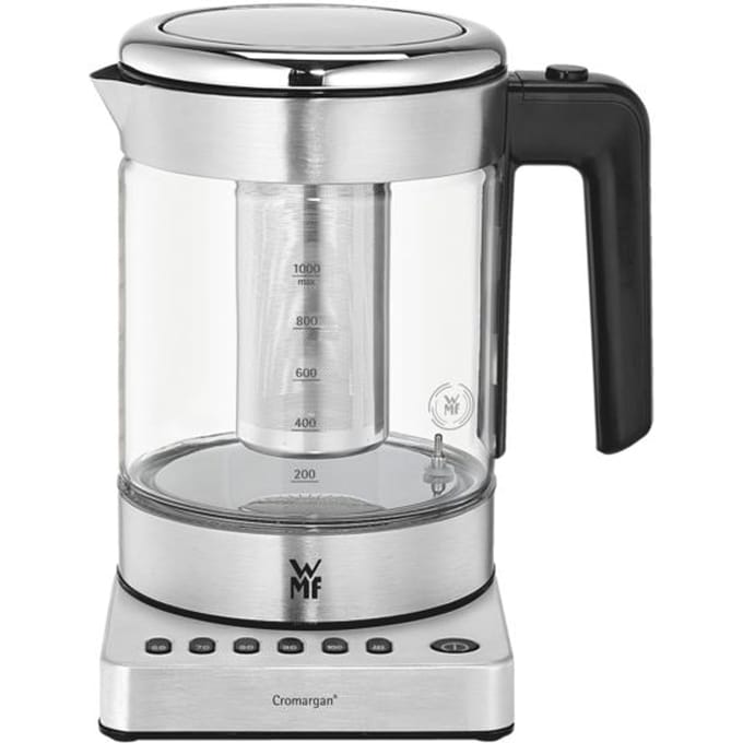 WMF Waterkoker KitchenMinis kettle vario glass 1.0 l. - Zilver - 1900 W