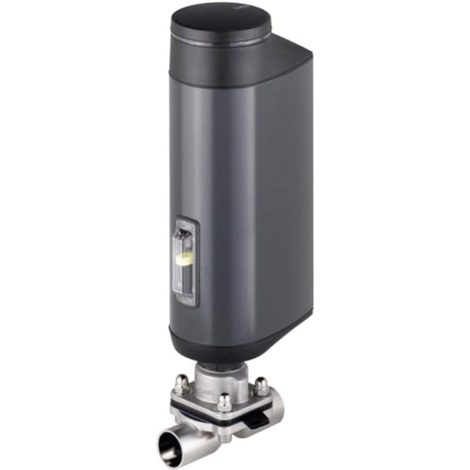 Geflensde DN 15 Open/Dicht NC RVS Elektrische Membraanafsluiter - 3323 - 361729