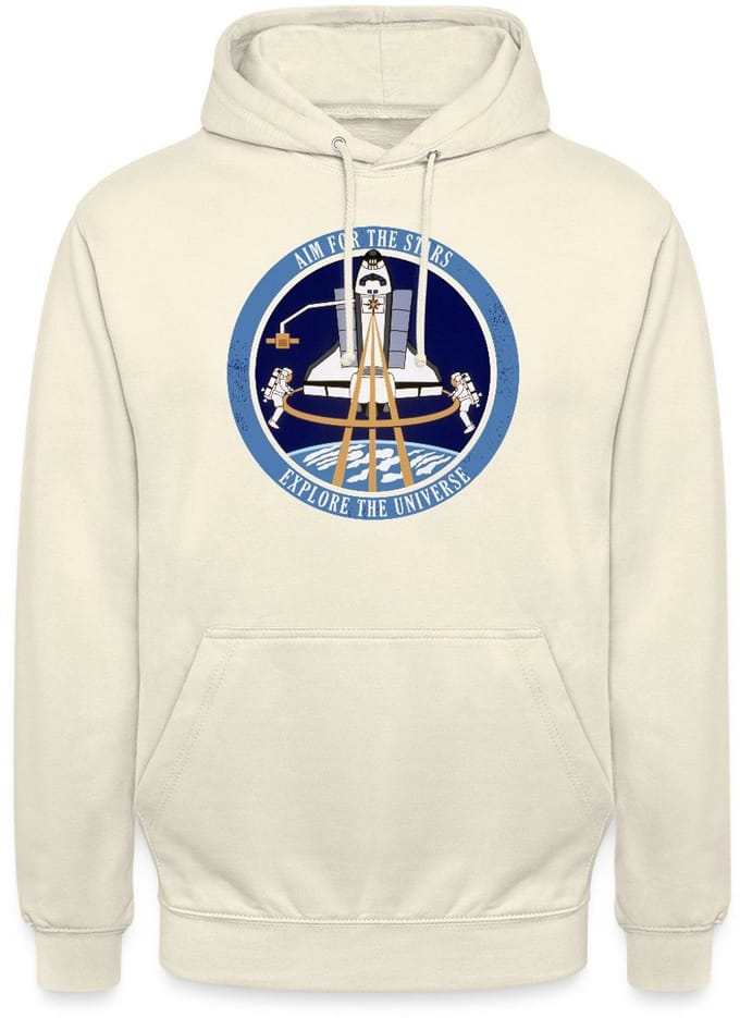 NASA Aim For The Stars Hoodie Unisex