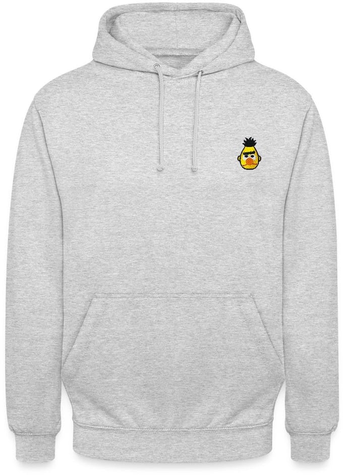 Sesame Street Bert Borduurwerk Hoodie Unisex