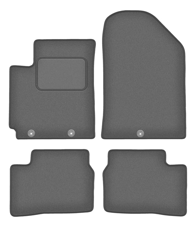 Grafiet automatten voor: Kia Picanto II JE hatchback (2011-2017)