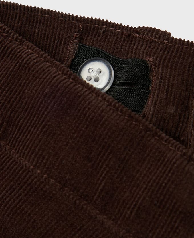 Name it Broek velours bruin - NMMRICORD - Maat 104