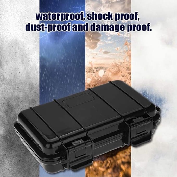 Survival Opbergkoffer - Waterdicht - Schokbestendig - Draagbare Container - Bescherming voor Elektronische Apparaten - Compact Formaat -...