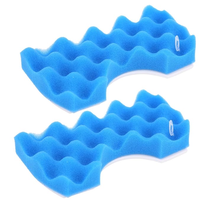 2 Pièces Filtre Passoire Accessoires de Remplacement Convient pour Samsung DJ97?01040C Aspirateur blue