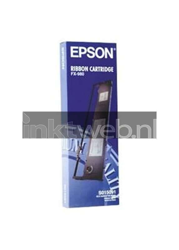 Epson S015091 inktlint zwart (origineel)