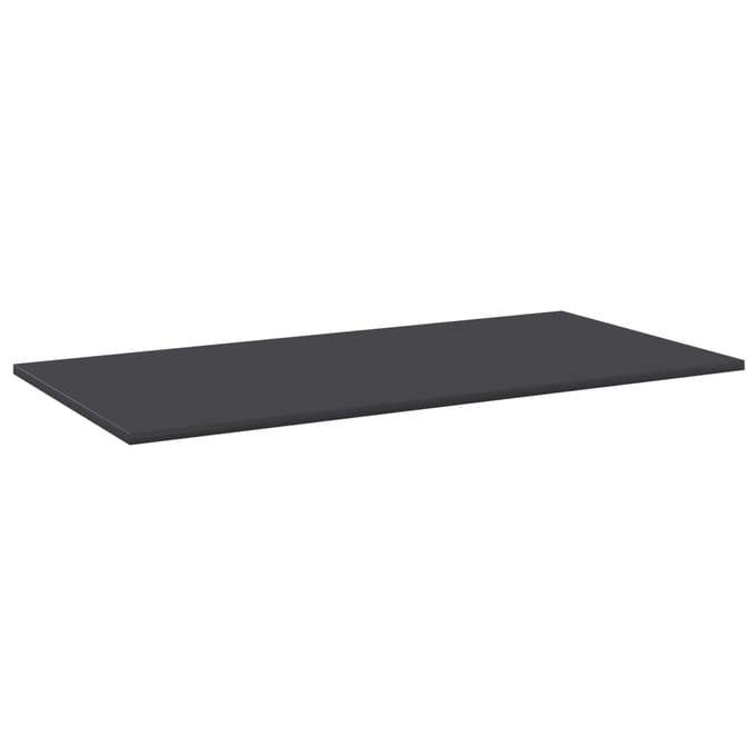 vidaXL - Wandschappen - 8 - st - 80x30x1,5 - cm - spaanplaat - grijs