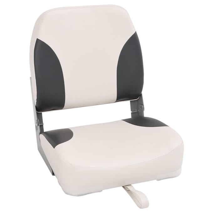 vidaXL - Bootstoel - 2 - set - inklapbaar - met - lage - rugleuning