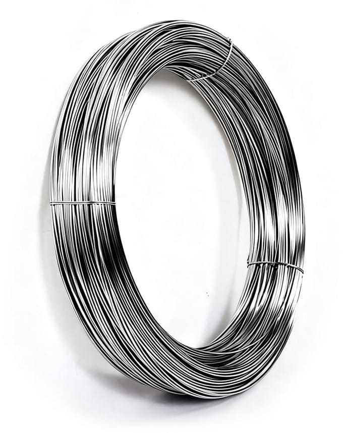 RVS Draad 1 mm Diameter 60 Meter Sterk Staaldraad voor Knutselen en Tuin