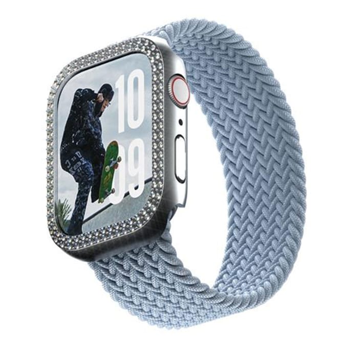 SAFE by PanzerGlass Bling Bumper Silver Apple Watch Series 10 | 46mm