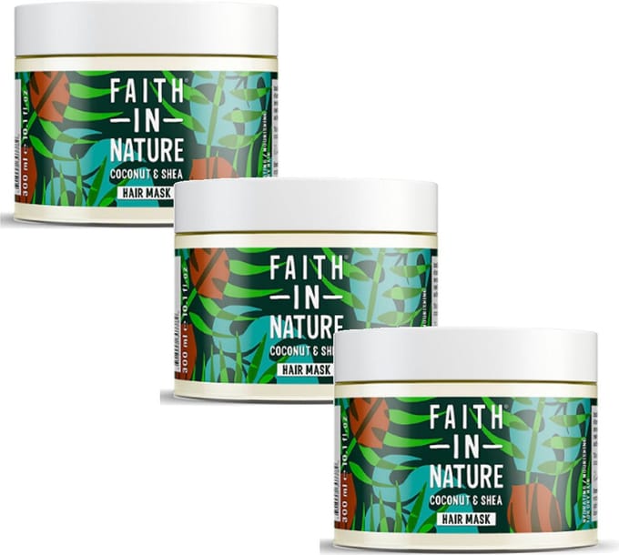 FAITH IN NATURE - Hair Mask Coconut - 3 Pak
