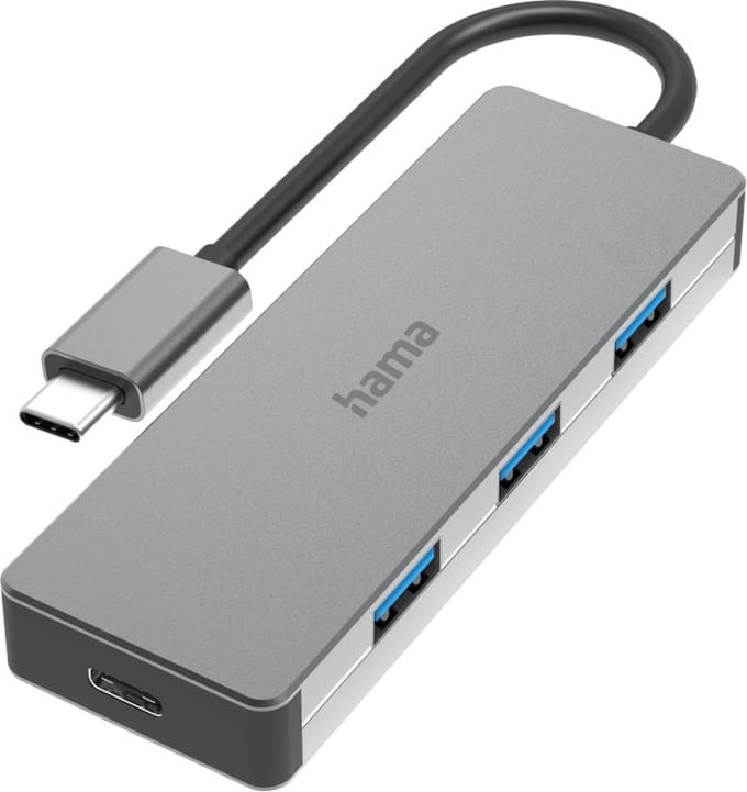 Hama 00200105 USB-C (USB 3.2 Gen 2) multiport hub 4 poorten Antraciet