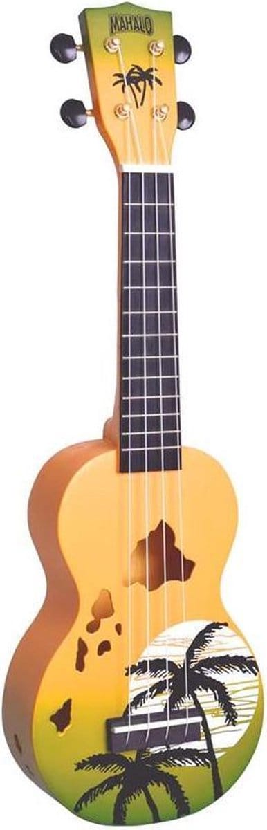 Designer Series Soprano Uke - Hawaii (Green Burst)