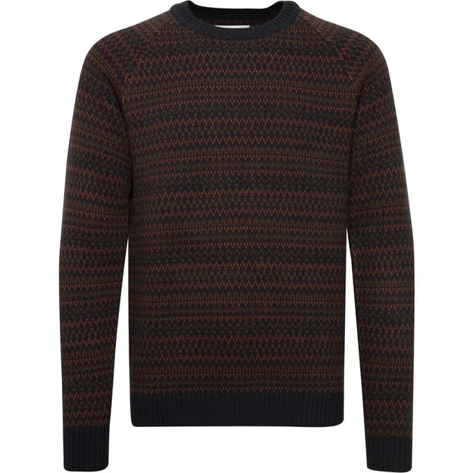 Casual Friday CFKristian raglan norwegian knit Heren Trui - Maat L