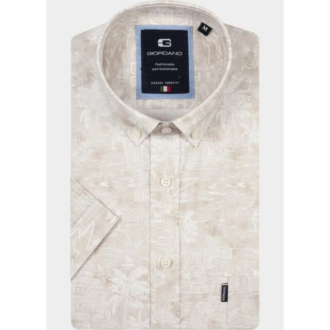 Giordano Overhemd korte mouw heren alfa short sleeve button down 616044/80