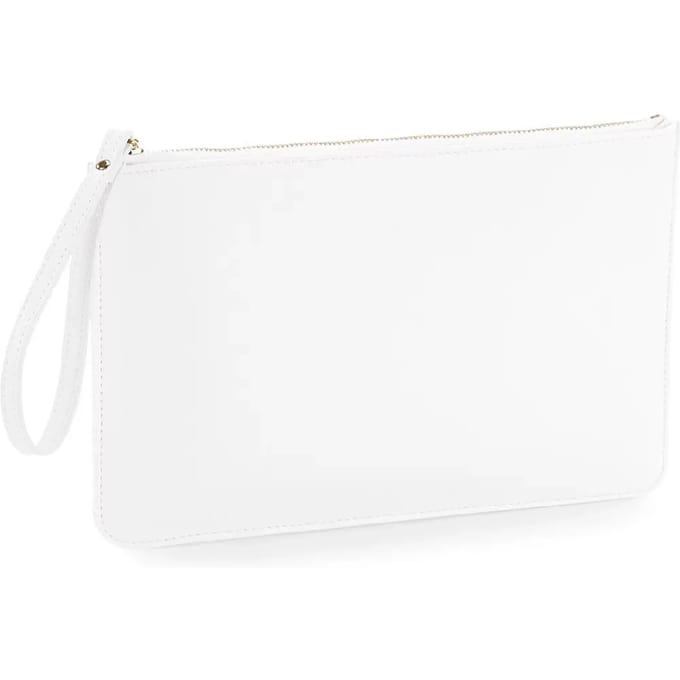Boutique Accessory Pouch soft zacht wit handtasje clutch